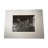 Photographie 18x24cm - Tirage argentique noir et blanc ancien - Rue de Courcelles - Années 1950-1960
