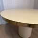 Ivory and Laiton dining table, Paris, 1970