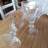 12 verre à von de style Harcourt En cristzl