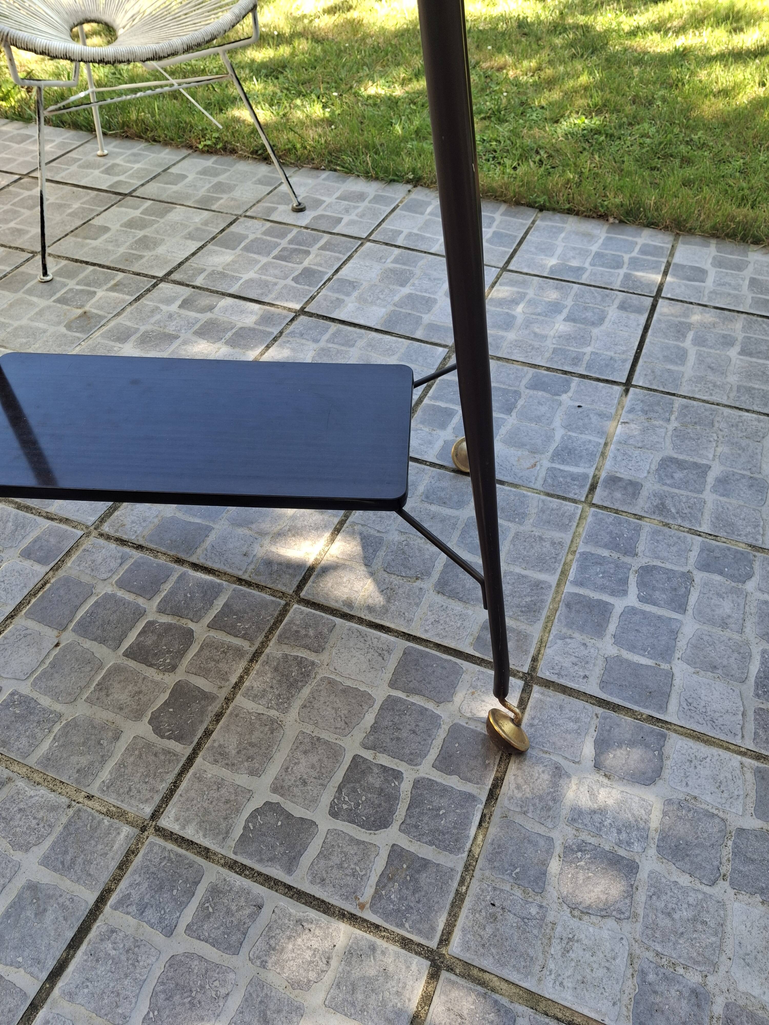 Vintage rolling dessert trolley