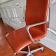 Oxford armchair by Fritz Hansen in walnut leather.
