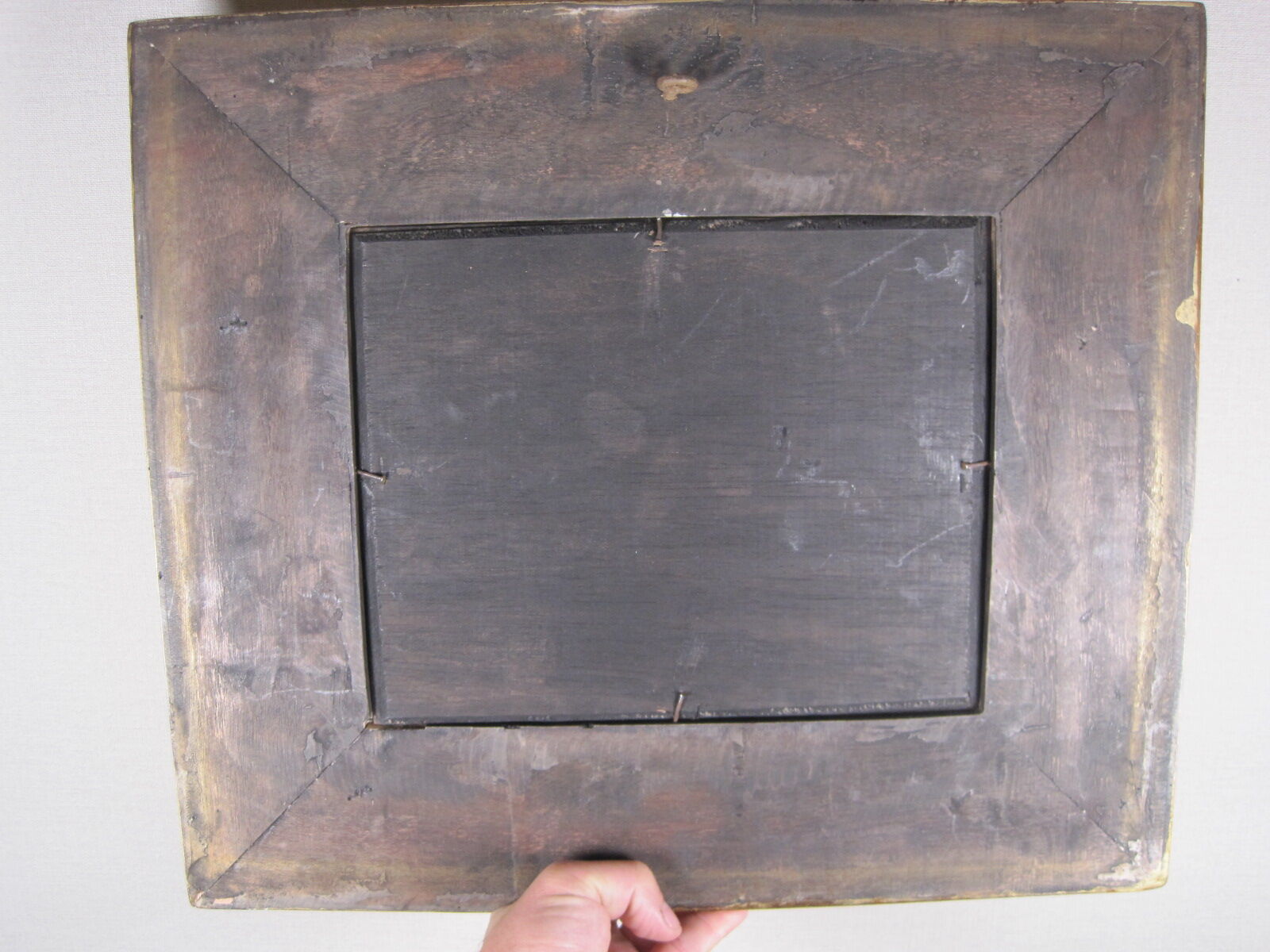 Peinture post-impressionniste huile panneau signée H. Wood Place Concorde PARIS