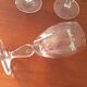 Set of 6 glasses on foot serographed "Irish Coffee"