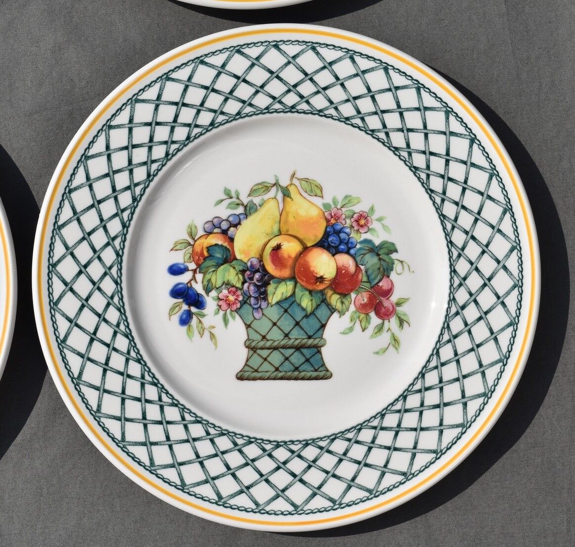 6 dessert plates Villeroy & Boch basket model