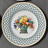 6 dessert plates Villeroy & Boch basket model