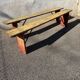 Paire de bancs de guinguette