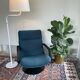 Set of two white Artifort 270 retro, standing lights
