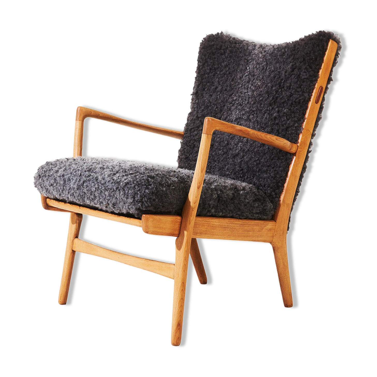 Fauteuil modèle AP16 conçu par Hans Wegner pour AP Stolen, Danemark, années 1950