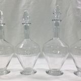 Service de verre en cristal art déco