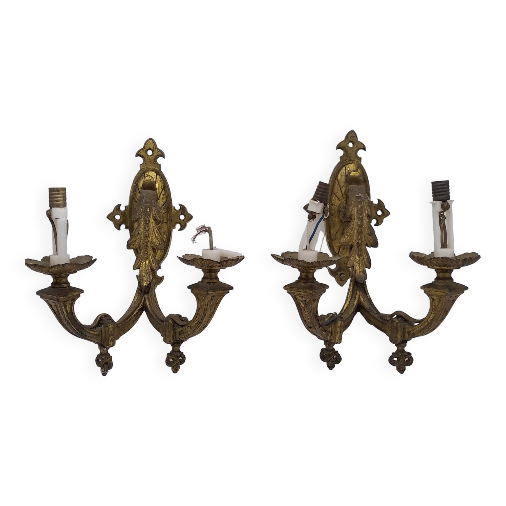 Bronze wall lights