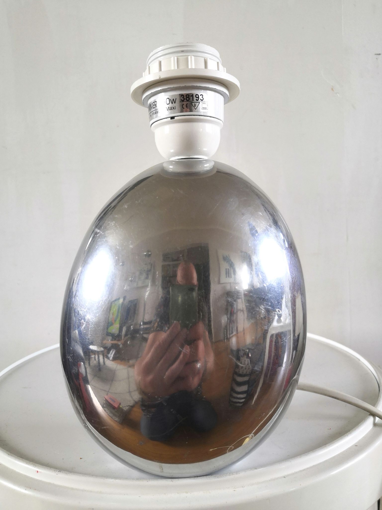 Lampe en acier design Drimmer