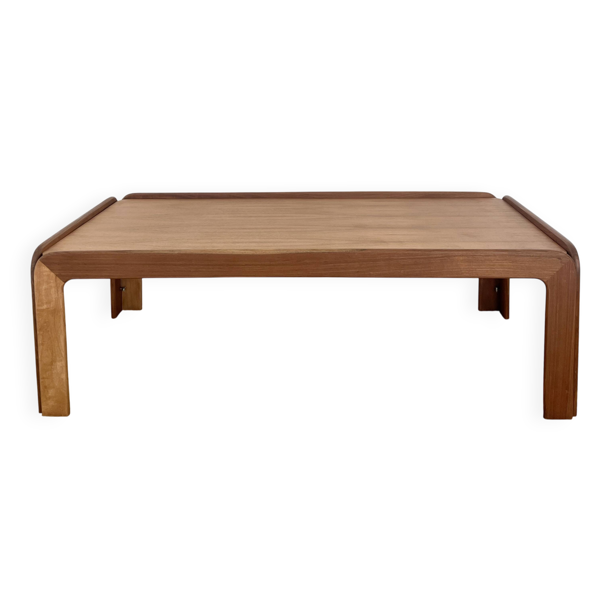Large Scandinavian teak coffee table