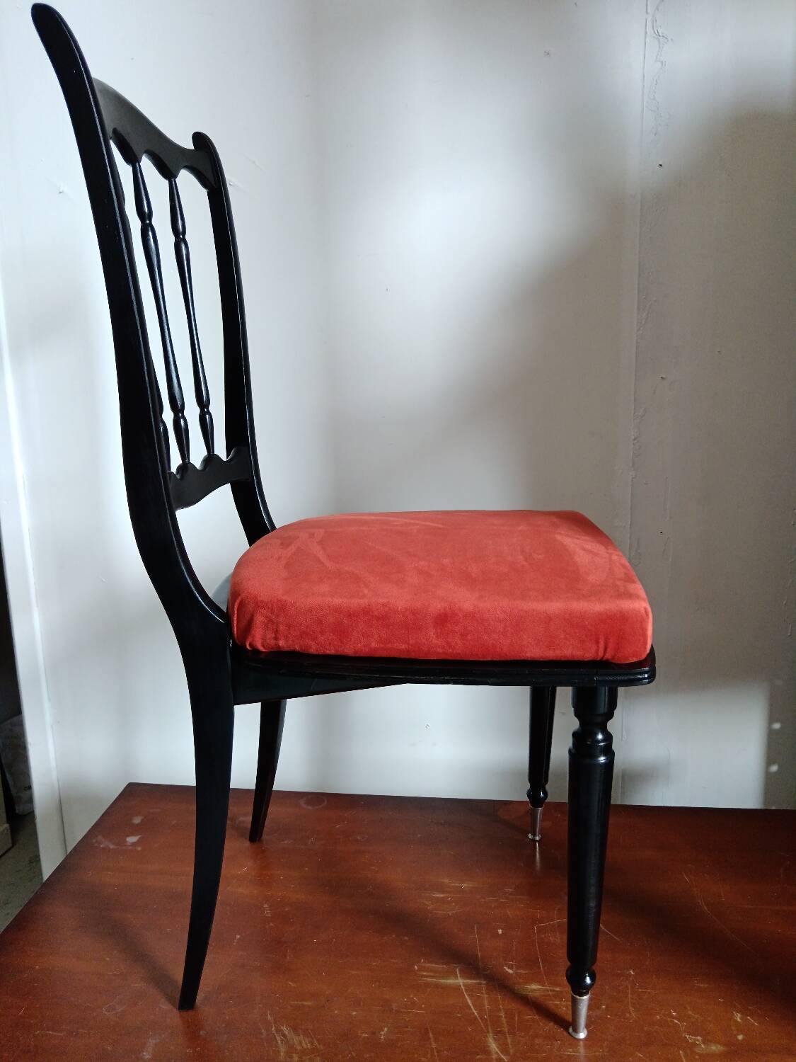 Lot of two refurbished western chairs