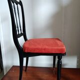 Lot of two refurbished western chairs