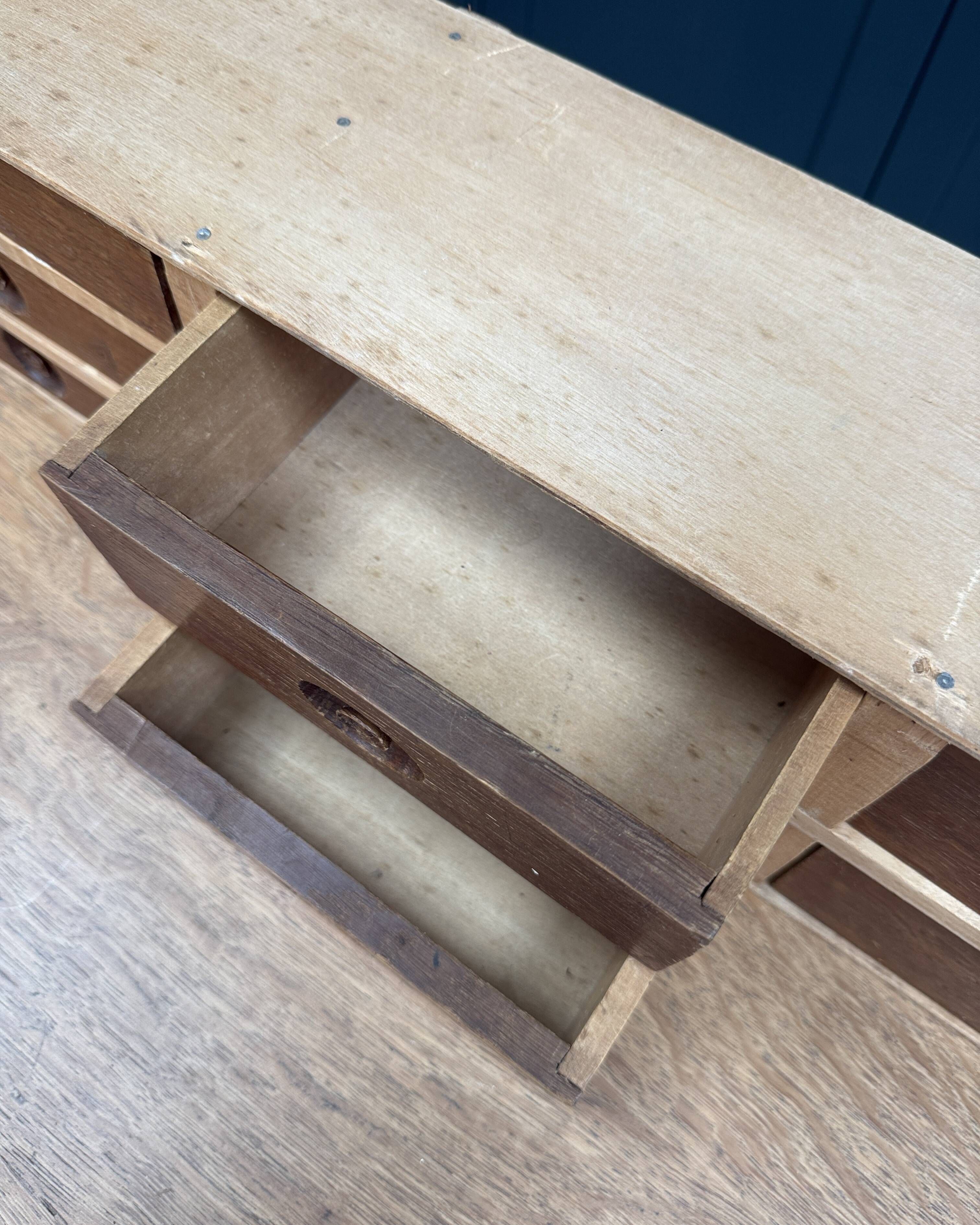 Small antique haberdashery cabinet