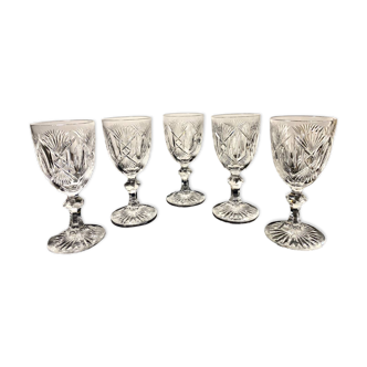 Le Creusot / Voneche water glass 19th century