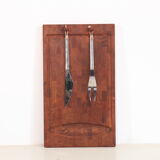 Danish cutting board and cutlery by Jens Quistgaard for Digsmed