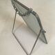 Large barber mirror to hang or lay 24x30cm