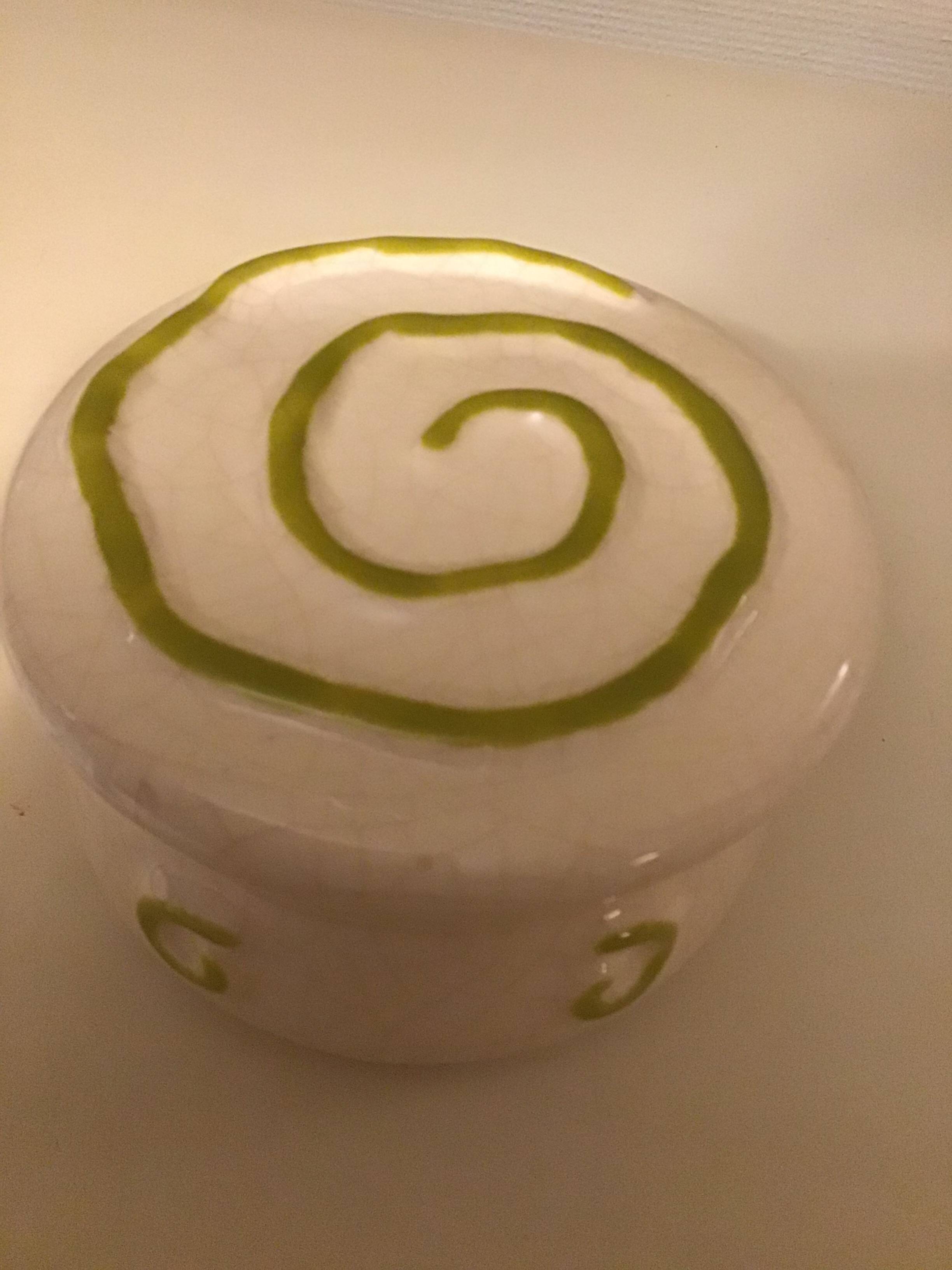 Longwy enamel trinket box