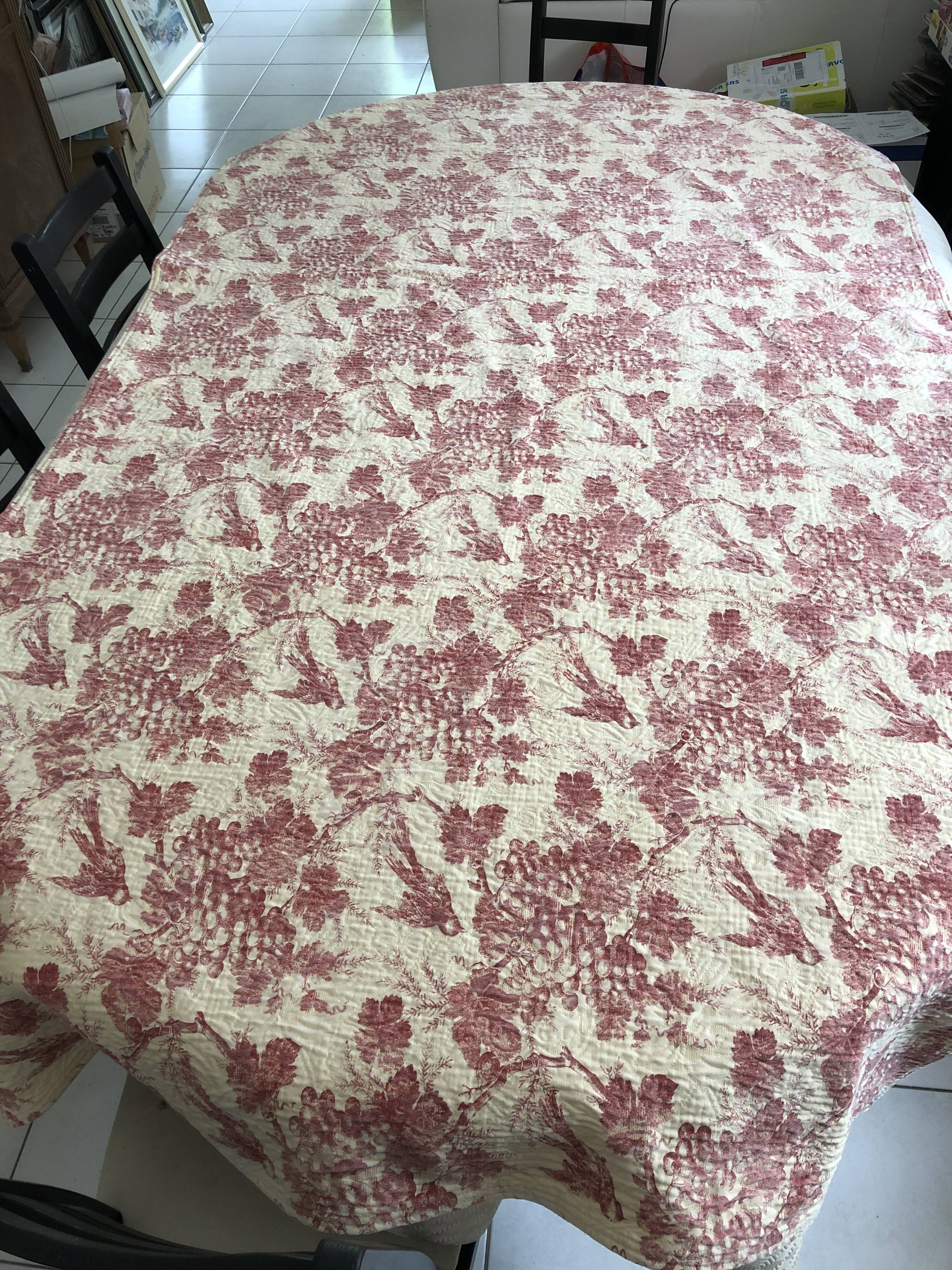 Old tablecloth