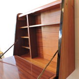 Teak wall-mounted secretary from the 50s / 60s