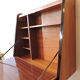 Teak wall-mounted secretary from the 50s / 60s