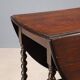 Petite table ancienne en chêne teinté noyer, Angleterre, XIXe siècle