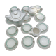 Tea set stars and mint green in semi-porcelain