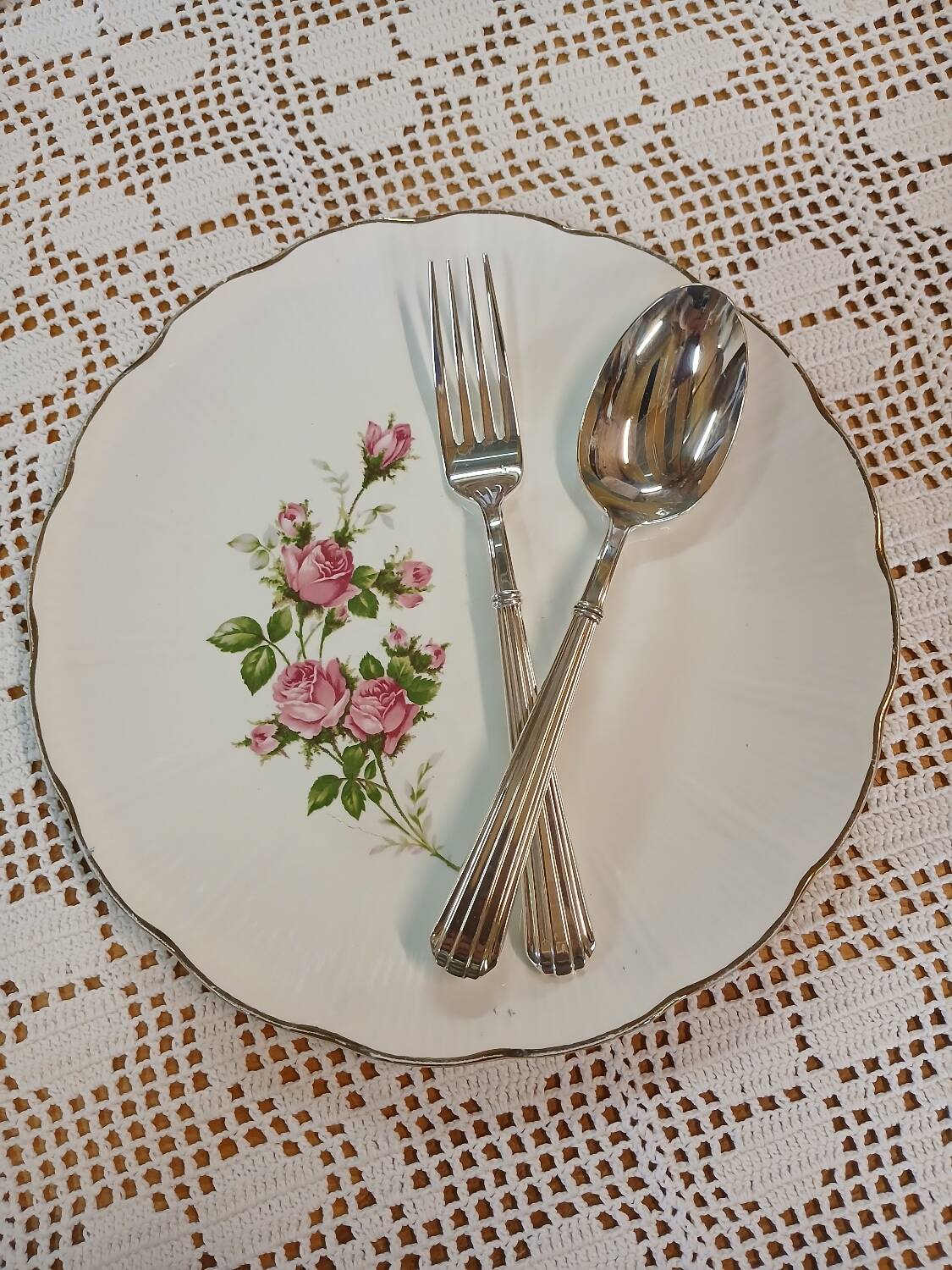 5 pairs of silver-plated cutlery