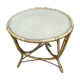 Details on vintage bamboo coffee table 1950s