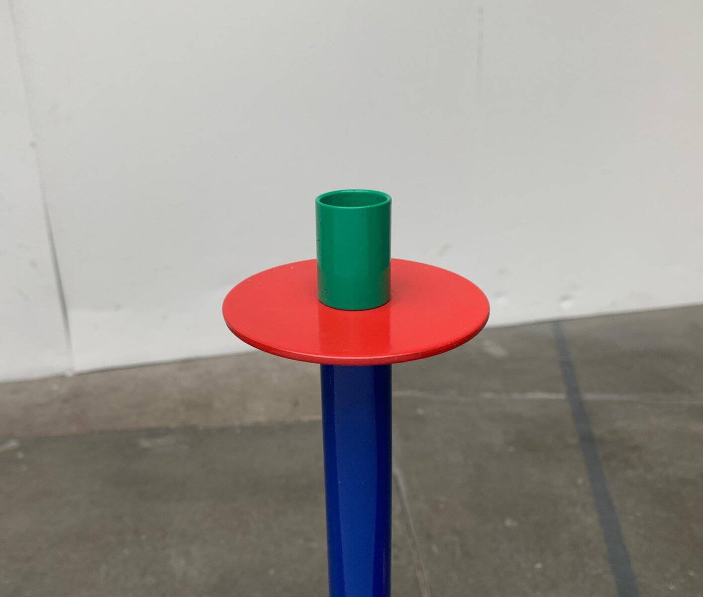 Postmodern German candlesticks by SKS, West Germany, set of 3.