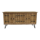Vintage Audoux Minnet style  rattan sideboard