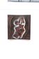 Painting and wall sculpture "Indian Jim" by F. Billion