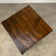 Tabouret brutaliste en bois massif style chalet