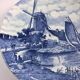 Dish faîence Delfts Holland blue shade Weisenbruch 33,5 cm