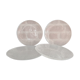 Lot de 4 assiettes en verre moulé