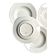 5 soup plates in Limoges porcelain