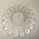 Cut crystal fruit bowl basket centerpiece vintage dish 33cm