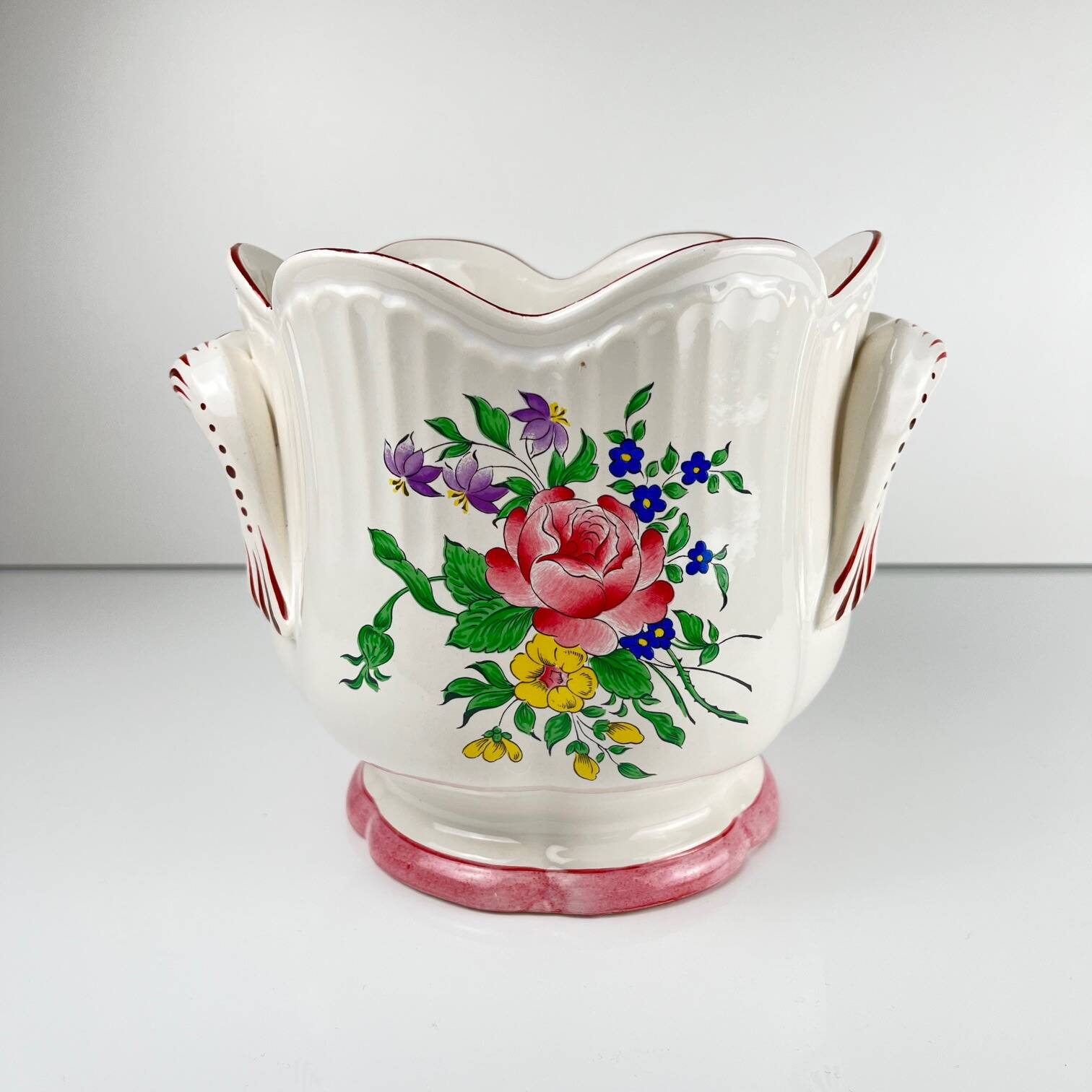 Cache pot KG Lunéville, modèle Réverbère , 1950