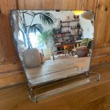 Bathroom mirror shelf