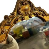 Vintage gold baroque mirror / wall mirror