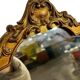 Vintage gold baroque mirror / wall mirror
