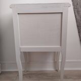 Farrow & Ball Painted Wood Bedside Table / Side Table / End Table