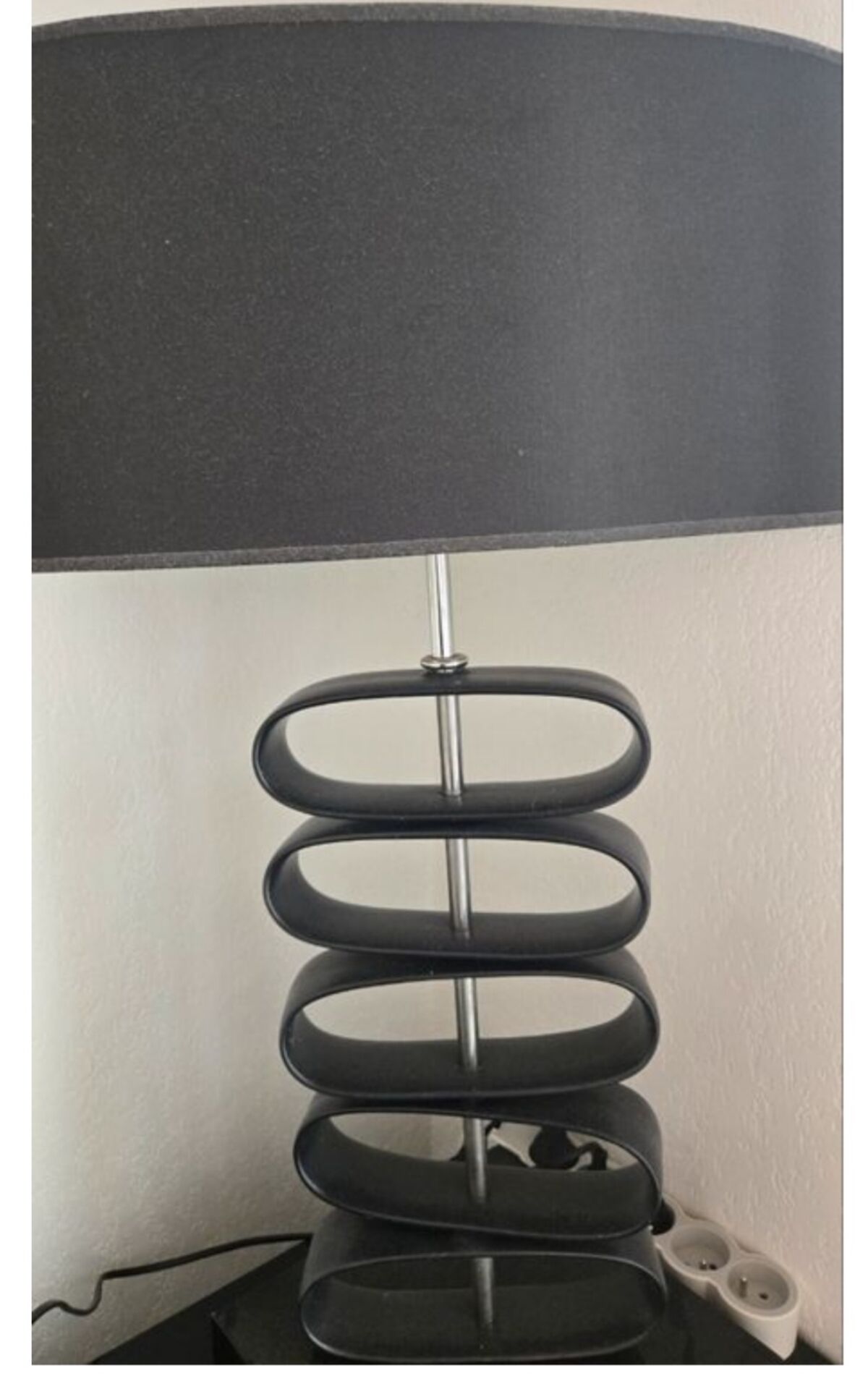 Lampadaire Argola noire