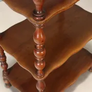 Antique walnut shelf with 4 shelves, Italy, 19th century.
