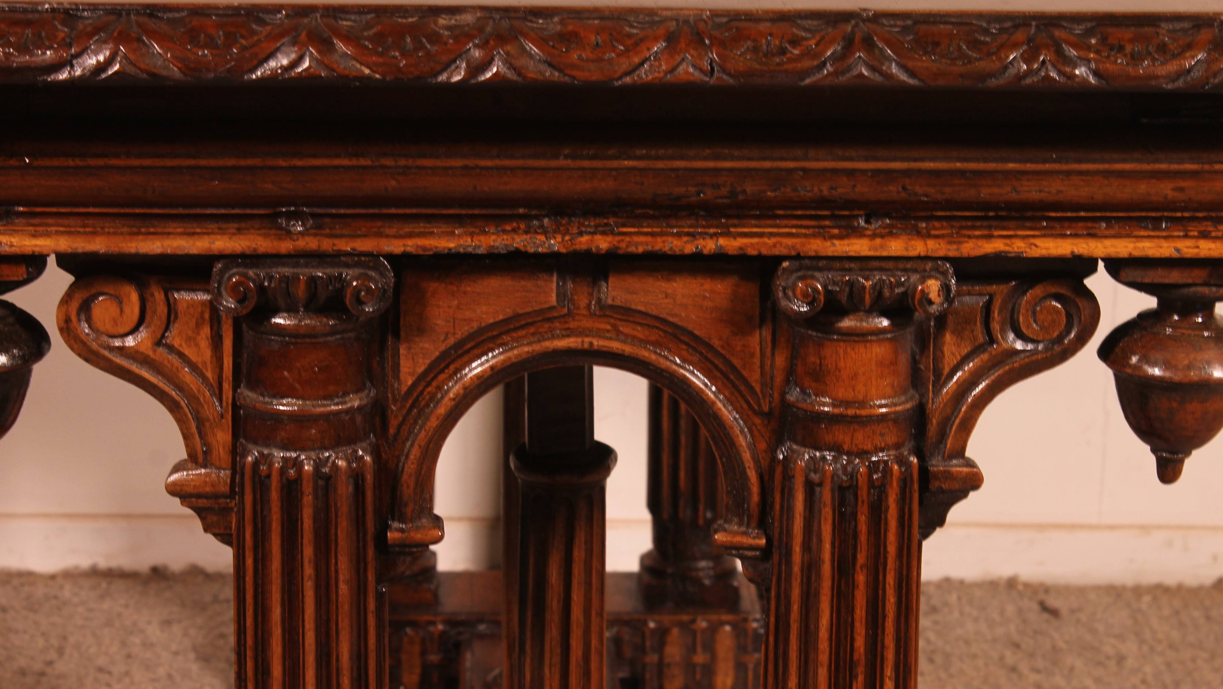 Renaissance Period Walnut Table - 16th Century