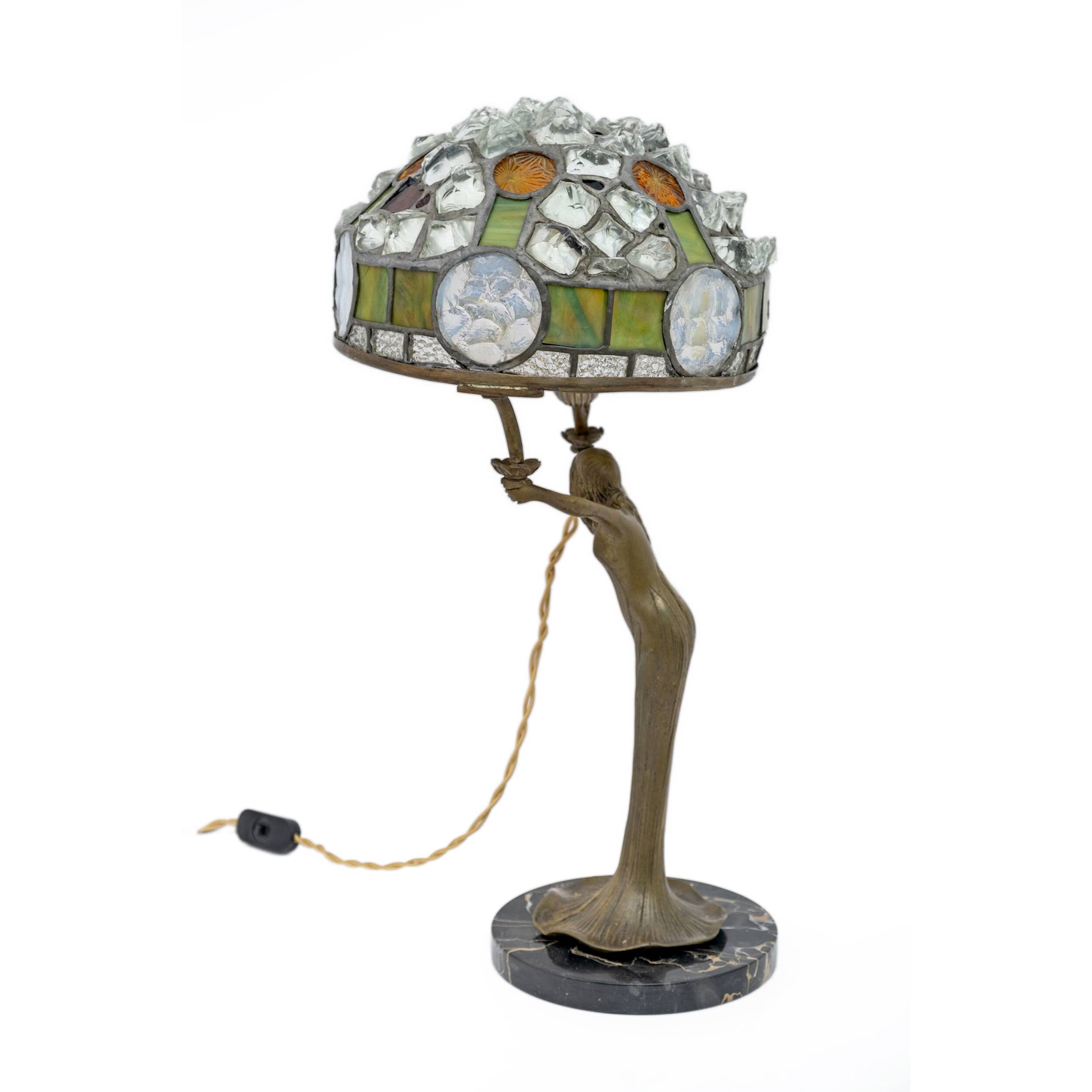 Art Nouveau French Table Lamp 1930s