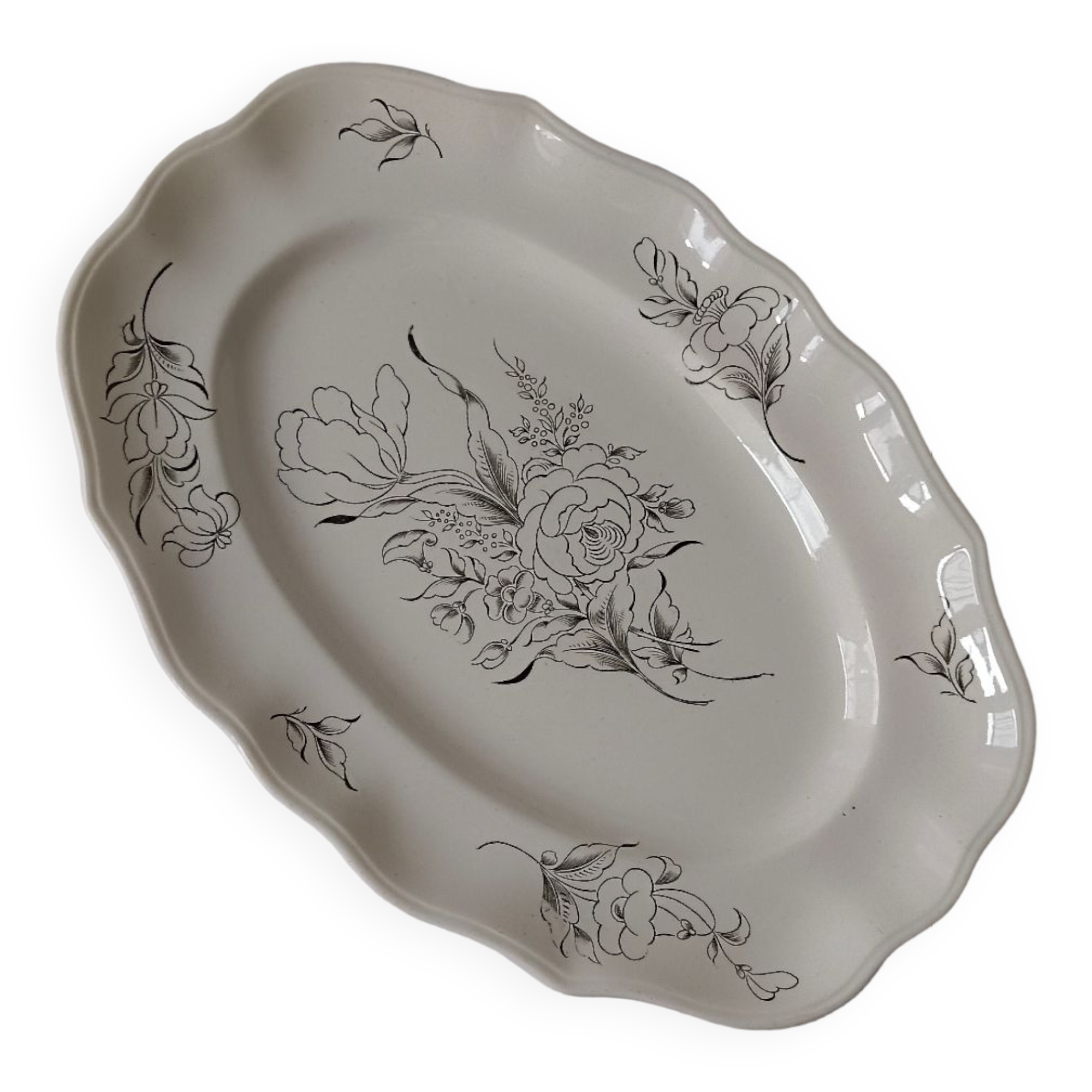 Ceramic dish Lunéville