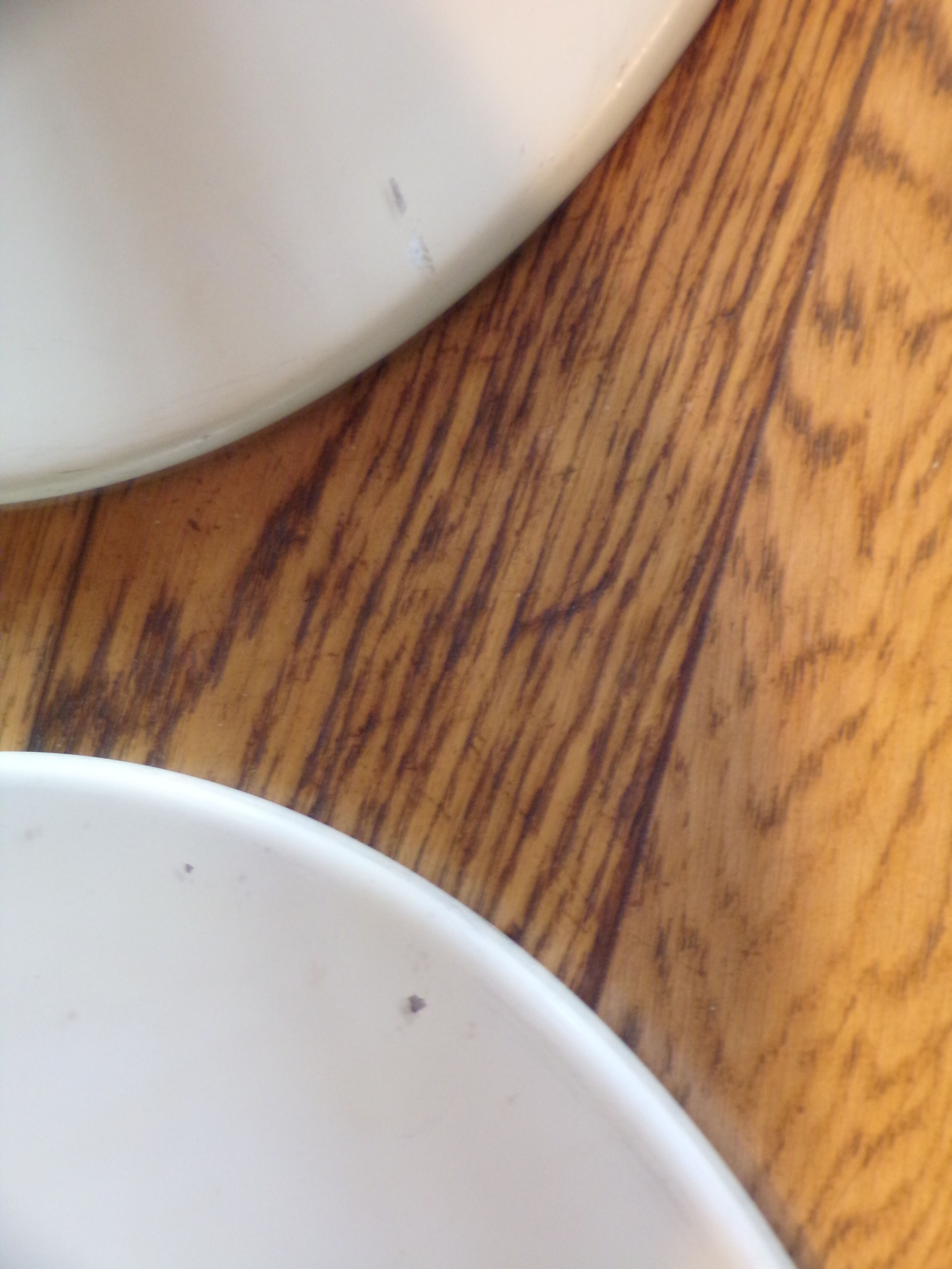 Coffee table and two tulip foot stools