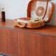 Vintage G Plan vinyl cabinet in teak (1960s)